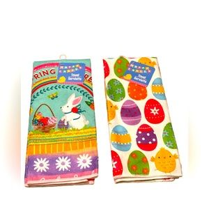 Easter Kitchen Towels Set of 2